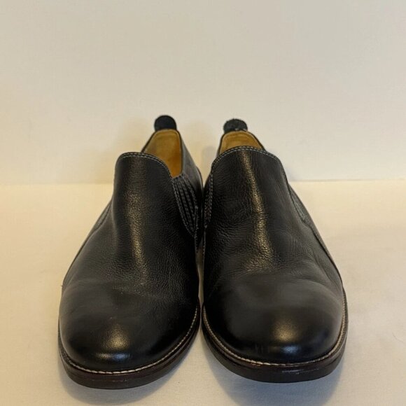 Sandro Shoes M 11.5D Casual Loafers Dress 220066 Black Leather Slip On Low Top main image 5
